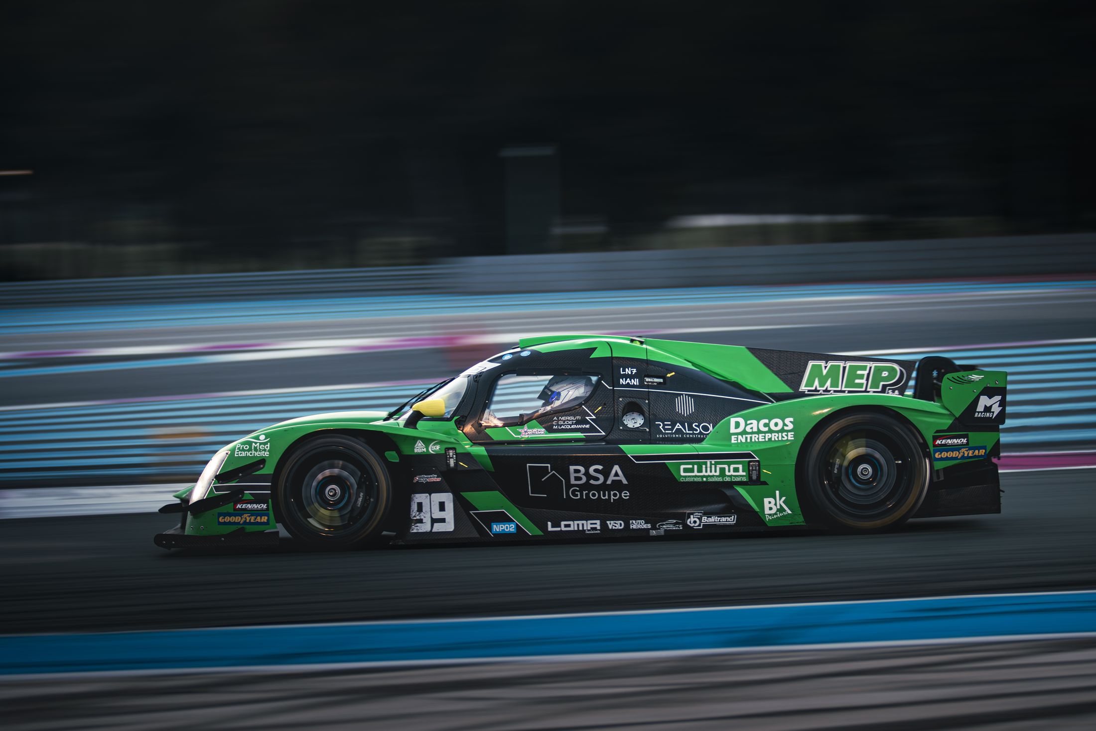 Prototype vert n°99 MEP en filé